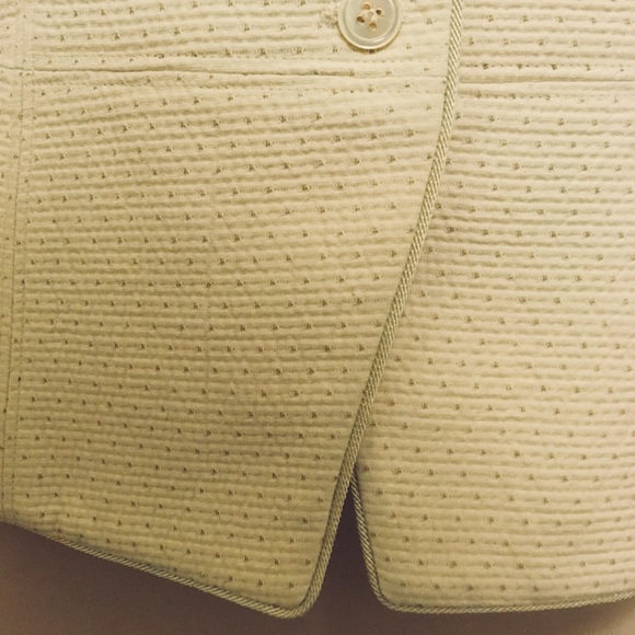 5 Button Funnel Neck Dressy Jacket - Picture 4 of 7